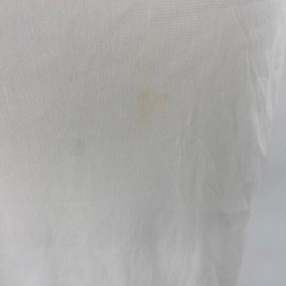 Vintage 60s Lace Trim Slip Lace Bodice Adjustable Strap Nightie Ivory Womens M 8 - Picture 8 of 10